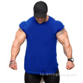 Motsa jiki Muscle Slim auduga Fit T-shirt don Maza